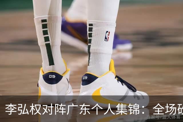 李弘权对阵广东个人集锦：全场砍下27分6篮板7三分